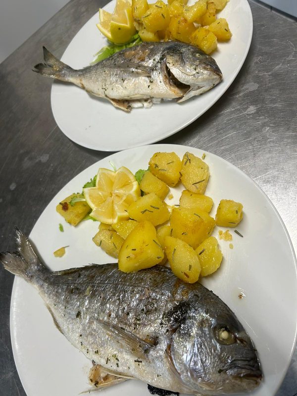 Orata al forno con patate