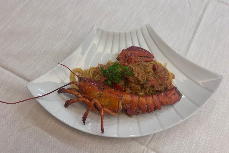 Cicala di mare gratinata