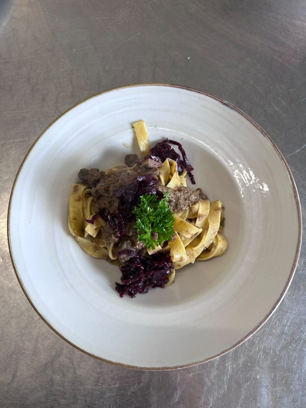 Tagliatelle con radicchio